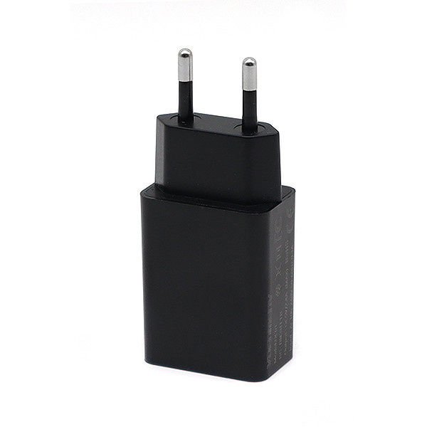Denmen Ładowarka sieciowa USB 2.4A 12W Czarny  DC01B