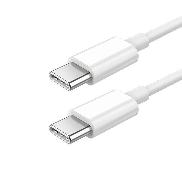 KABEL USB TYP-C DO TYP-C PD USB-C 3,6A DENMEN BIAŁY 2M D65 100W 6973224877519