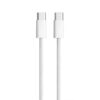ECONOMY KABEL USB PD TYP-C DO TYP-C PD 60W BIAŁY OPLOT 1M DO IPHONE 15 5904238715017
