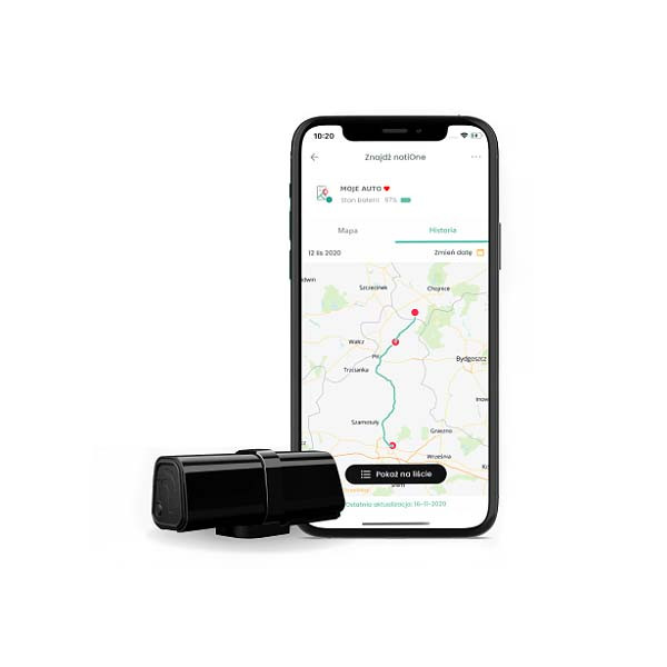 Notione lokalizator GPS PLUS  czarny 5906660330325