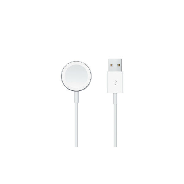 ECOBOX ŁADOWARKA BEZPRZEWODOWA DO APPLE WATCH CABLE MAGSAFE  USB + ŁADOWARKA SIECIOWA USB 1A BIAŁA