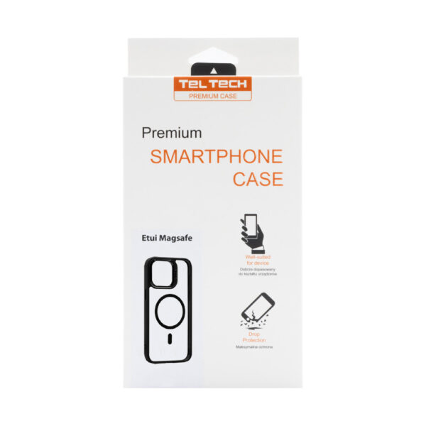 TELTECH MAGSAFE CASE DO IPHONE 13/14 ETUI NAKŁADKA FUTERAŁ CZARNY 5904238716069