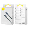 KABEL USB-C DO USB-C BASEUS CRYSTAL SHINE, 100W, 2M (CZARNY) 6932172602895