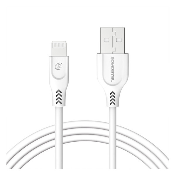 ŁADOWARKA SIECIOWA 36W + KABEL IPHONE  BIAŁA SOMOSTEL POWER DELIVERY SMS-A80 PD