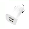 ŁADOWARKA SAMOCHODOWA 3A BIAŁA DENMEN 3100mA DUAL FAST CHARGING 2XUSB DZ06 15W 6973224871159
