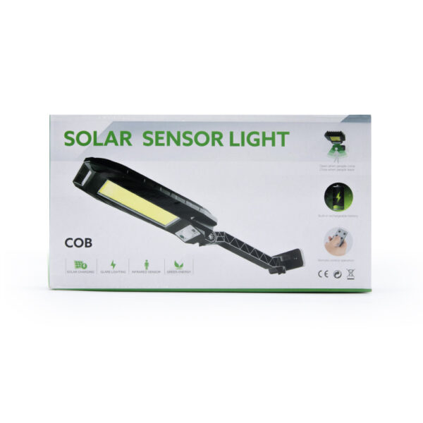 LAMPA SOLARNA ULICZNA LATARNIA 180LED COB + UCHWYT