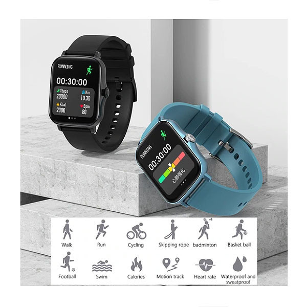 ZEGAREK SPORTOWY SMARTWATCH SENBONO LADY Y20 CZARNY 5904238703151