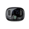 TRANSMITER FM BLUETOOTH BASEUS + ŁADOWARKA 2,1A ZESTAW GŁOŚNOMÓWIĄCY 2XUSB MICROSD CCTM-01 6932172626976