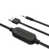 FOREV GŁOŚNIKI STERO CZARNE PC PODŚWIETLANE FV-206 5904238716366