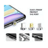 ECOBOX KABEL USB 3w1 MAGNETYCZNY 3A 360 CZARNY SZYBKIE ŁADOWANIE  + TRANSFER DANYCH MICRO TYP-C IPHONE 5904238705728