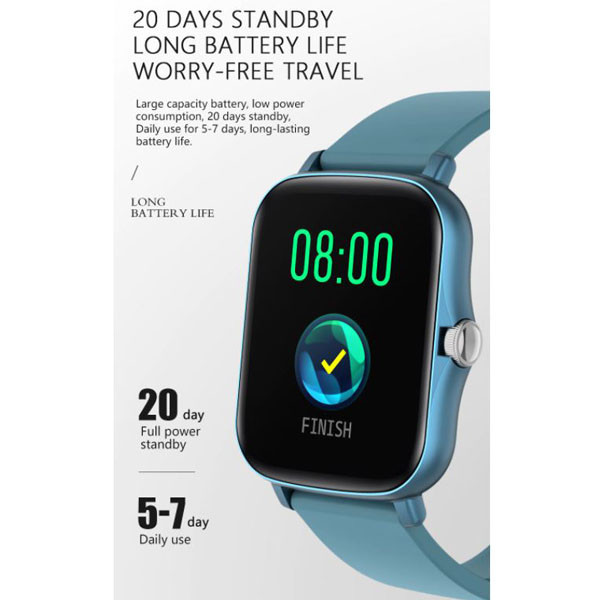 ZEGAREK SPORTOWY SMARTWATCH SENBONO LADY Y20 NIEBIESKI 5904238703090