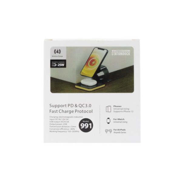 ECOBOX BEZPRZEWODOWA ŁADOWARKA MAGNETYCZNA 25W 4W1 DO TELEFONU