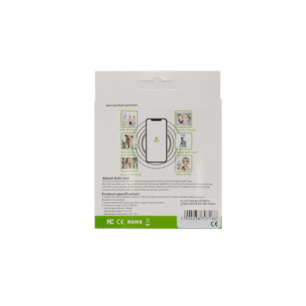 LOKALIZATOR BRELOCZEK GPS BLUETOOTH ANTI-LOST ZIELONY