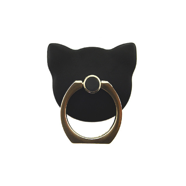UCHWYT TELEFONU STOJAK KOT CZARNY UNIWERSALNY VEGA NA RĘKĘ RING HOLDER 5902012965993