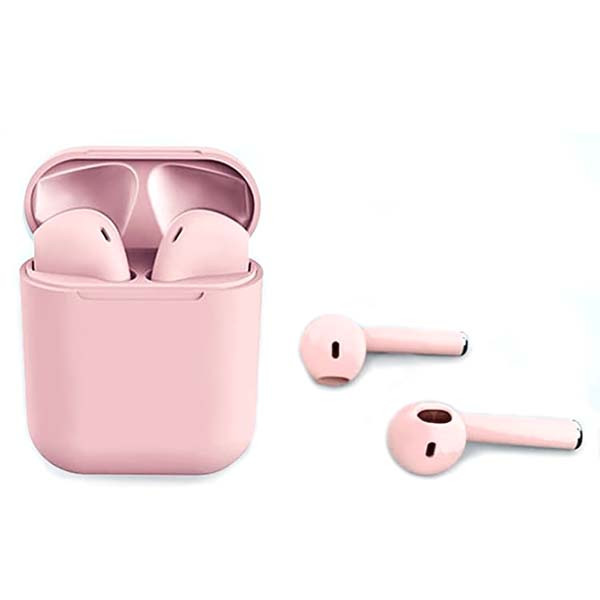 ECOBOX SŁUCHAWKI BLUETOOTH TWS INPODS PINK