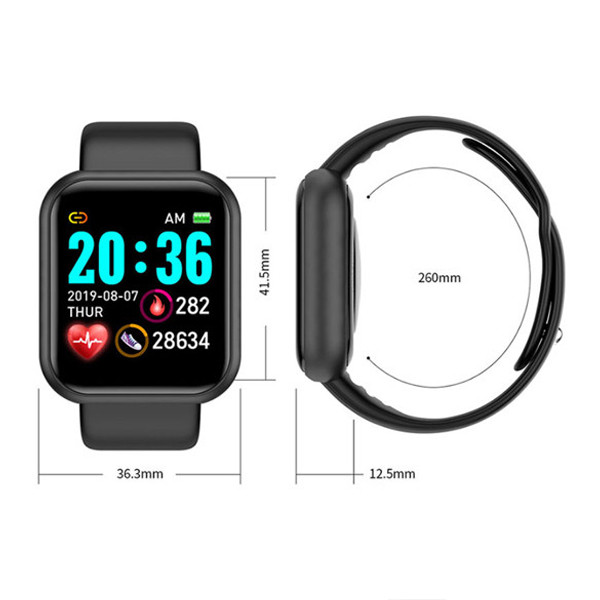 ZEGAREK SMARTWATCH TRUSTY LITE CZARNY PL MENU / APLIKACJA 5904238706541
