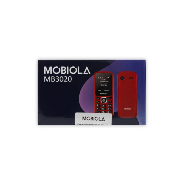 TELEFON GSM MOBIOLA DLA SENIORA MB3020 2G CZERWONY 8594203271456