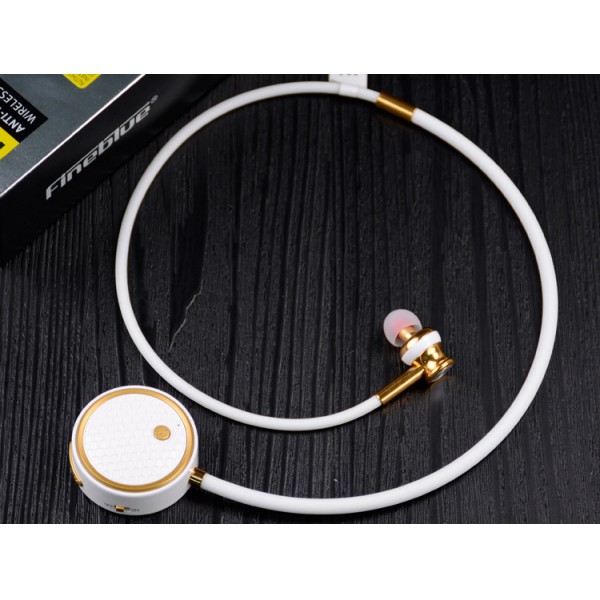SŁUCHAWKA  BLUETOOTH FINEBLUE DIAMOND DOUSZNE  FL-C8 BIAŁE/ZŁOTE KANAŁOWE 5902012964132