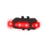 ZESTAW LAMP ROWEROWYCH Z AKUMULATOREM PRZÓD 1-LED 3 STOPNIE ŚWIECENIA TYŁ 5-LED KABEL MICRO USB LXR20201 5902270781892