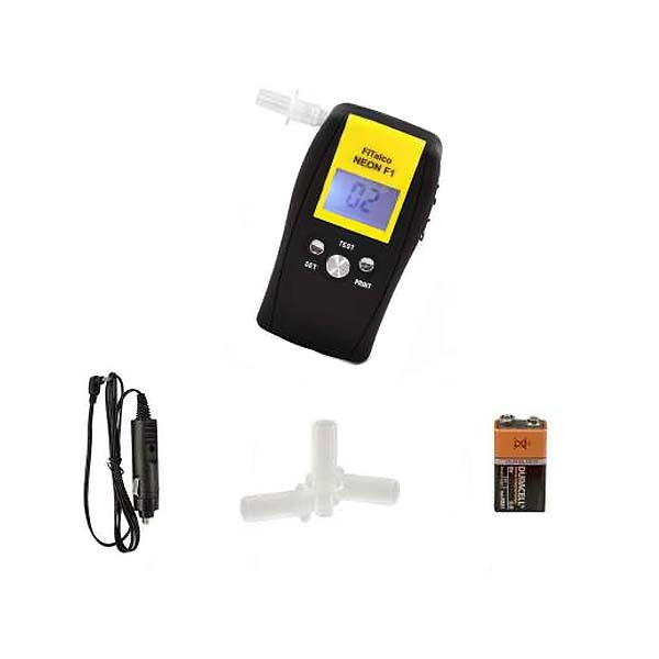 FITALCO ALKOMAT NEON F1 ELEKTRONICZNY CYFROWY BEZUSTNIKOWY ALCOHOL TESTER TRZEŹWOŚCI 5907786949231