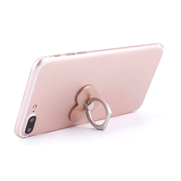 UCHWYT TELEFONU STOJAK SERCE RÓŻOWY UNIWERSALNY VEGA NA RĘKĘ RING HOLDER