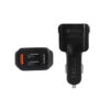 ŁADOWARKA SAMOCHODOWA 4 X USB 3A CZARNA FAST CHARGER QUICK 4XUSB 3.0 FASTON 3000mA 5904238709009