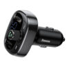 BASEUS TRANSMITER FM BLUETOOTH 4.2 MP3 + ŁADOWARKA SAMOCHODOWA 2X USB 3.4A  ZESTAW GŁOŚNOMÓWIĄCY MICROSD CCMT000301 6932172628239