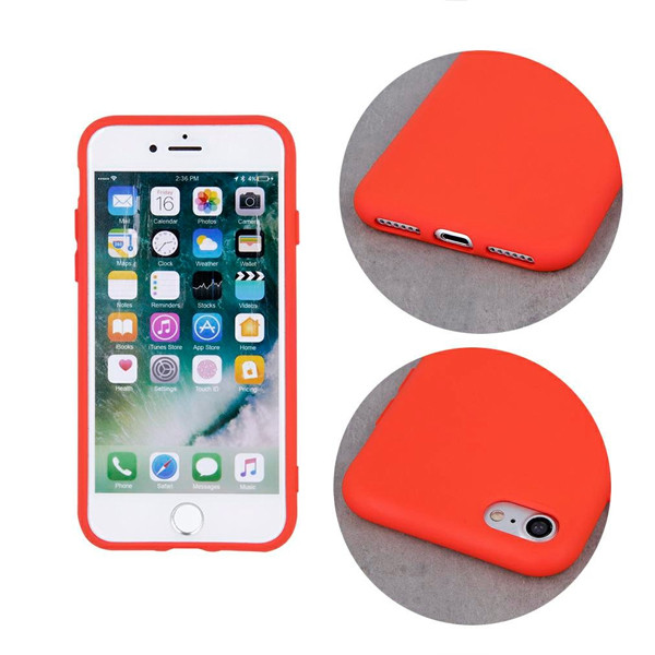 NAKŁADKA SILICONE CASE SAMSUNG S21 FE CZERWONY ETUI BACK COVER 5900495908797