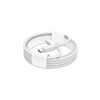 APPLE  KABEL TYP-C -TYP-C 1M 60W DO IPHONE 15 BIAŁY OPLOT BOX MW493ZM/A / MQKJ3ZM/A 195949371905