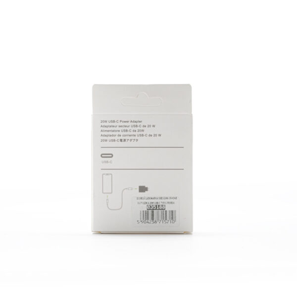 ECOBOX ŁADOWARKA SIECIOWA IPHONE 20W TYP-C PD BOX SINGLE APP