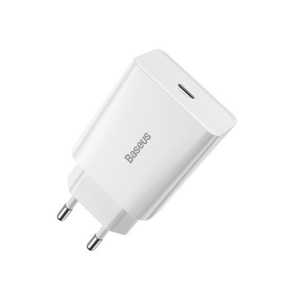 BASEUS SPEED MINI ŁADOWARKA SIECIOWA USB-C 20W POWER DELIVERY QC 3.0 6953156201705