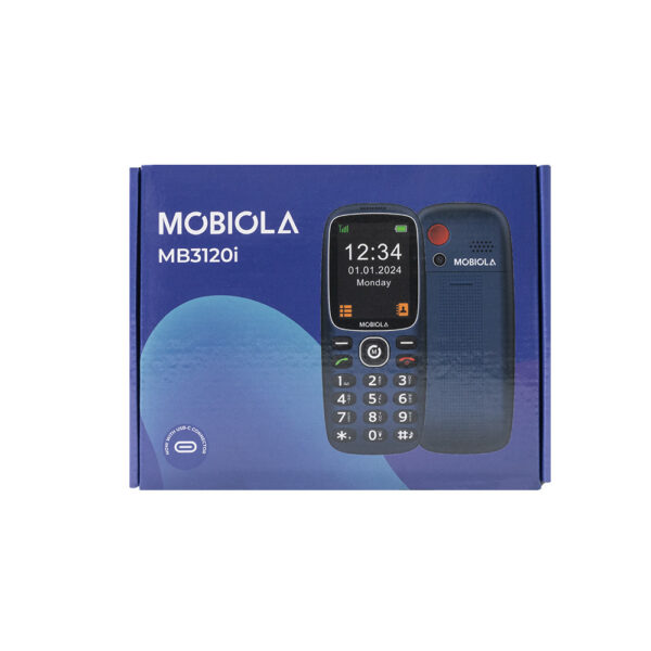 TELEFON GSM MOBIOLA DLA SENIORA MB3120i  2G NIEBIESKI 8594203271043