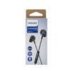 SŁUCHAWKI DOUSZNE PRZEWODOWE PHILIPS Phil-TAE5008BK/00 CZARNE 4895229132900