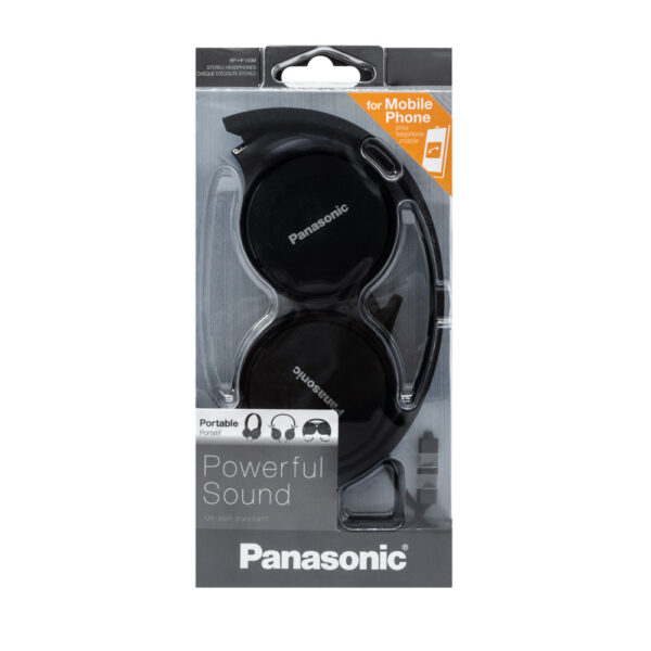 PANASONIC SŁUCHAWKI PRZEWODOWE NAUSZNE PANASONIC RP-HF100ME-K 5025232846702