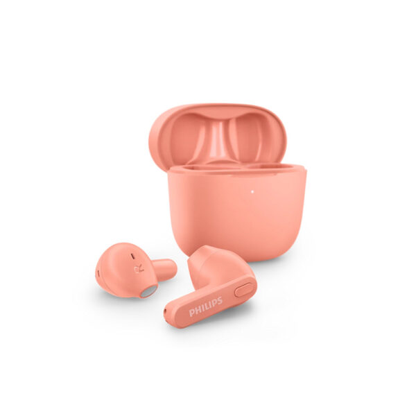 SŁUCHAWKI PHILIPS DOUSZNE BEZPRZEWODOWE TWS BLUETOOTH RÓŻOWE Phil-TAT2236PK/00 4895229117471