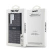DKNY PC/TPU REPEAT PATTERN TONAL STRIPE CASE FOR SAMSUNG S24 ULTRA CZARNY 3666339287498