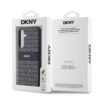 DKNY PC/TPU REPEAT PATTERN TONAL STRIPE CASE FOR SAMSUNG S24 CZARNY 3666339287474