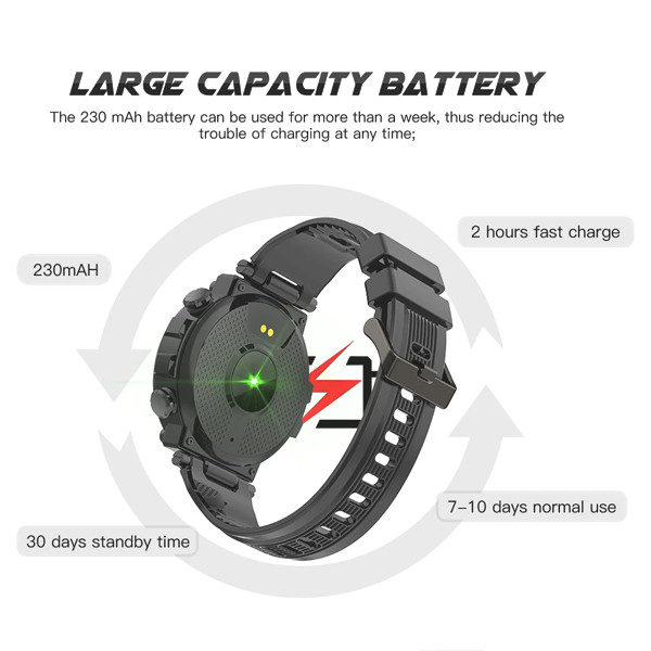 ZEGAREK SPORTOWY SMARTWATCH CZARNY SENBONO D13 IP68 HD 5902012969465