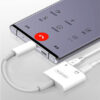 ADAPTER HF TYP-C SOMOSTEL BIAŁY SMS-BZ06 AUDIO USB-C + ZASILANIE 5902012969663