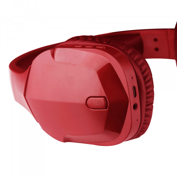 SŁUCHAWKI NAUSZNE BLUETOOTH SOMOSTEL GAMING STEREO CZERWONE SMS-CJ08 5904238701744