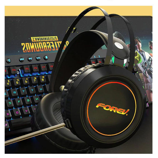 FOREV SŁUCHAWKI Z MIKROFONEM GAMING FV-G95 + LED USB 5904238702499