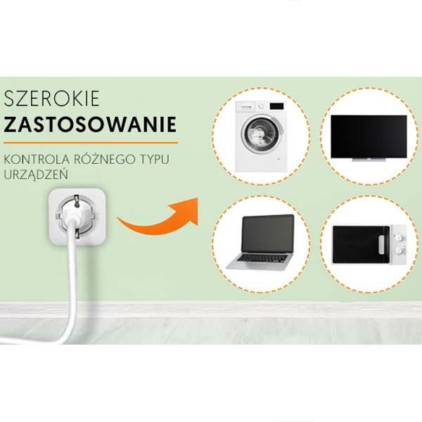 INTELIGENTNE GNIAZDKO WIFI TUYA LTC LXU414 5902270784572