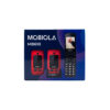 TELEFON GSM MOBIOLA  KLAPKĄ CZERWONY TLEFON DLA SENIORA MB610 2G 8594203270053