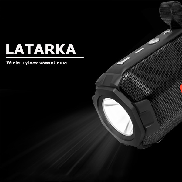 GŁOŚNIK BLUETOOTH SPEAKER DENMEN 3W CZARNY TF BT 5.0 ROZMOWY DR07 6973224871036