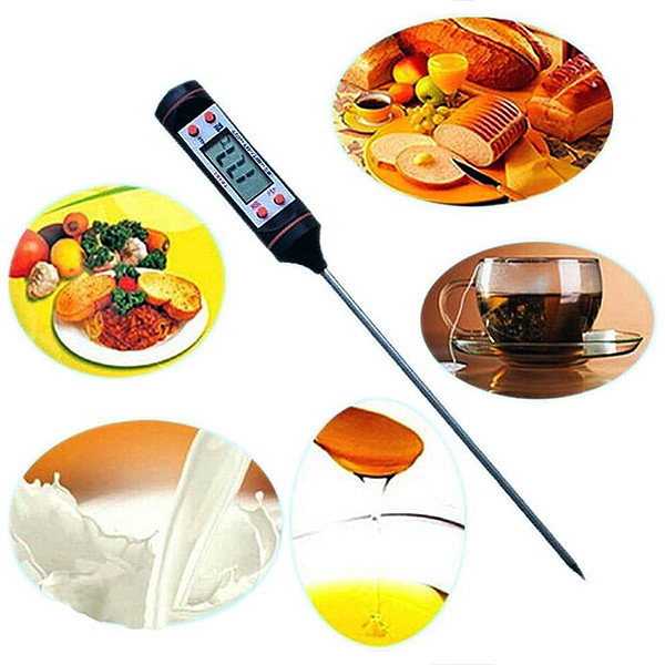 TERMOMETR KUCHENNY CYFROWY DO MIĘSA WINA LCD SONDA 5904238714058