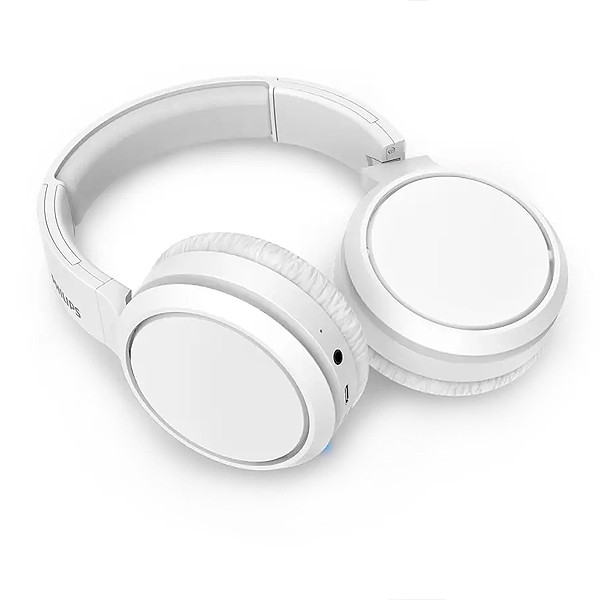 SŁUCHAWKI NAUSZNE BEZPRZEWODOWE BLUETOOTH PHILIPS BIAŁE TAH5205WT/00 840063201149