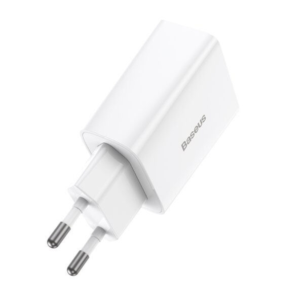 BASEUS SPEED MINI ŁADOWARKA SIECIOWA USB-C 20W POWER DELIVERY QC 3.0 6953156201705