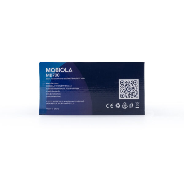 TELEFON GSM MOBIOLA  MB700 2G TELEFON DLA SENIORA NIEBIESKI 8594203270244