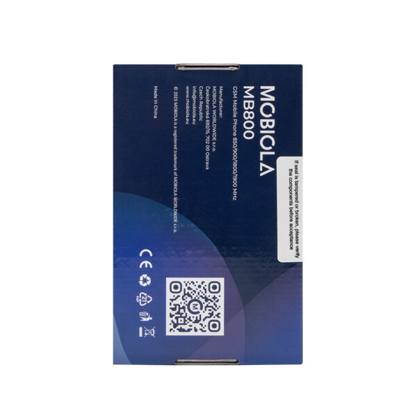 TELEFON GSM MOBIOLA  MB800 NIEBIESKI 2G TELEFON DLA SENIORA 8594203270404