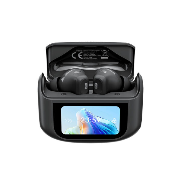 Blackview Słuchawka bluetooth AirBuds 12 TWS BT 5.4 LCD  Czarny 400mAh 6931548319719